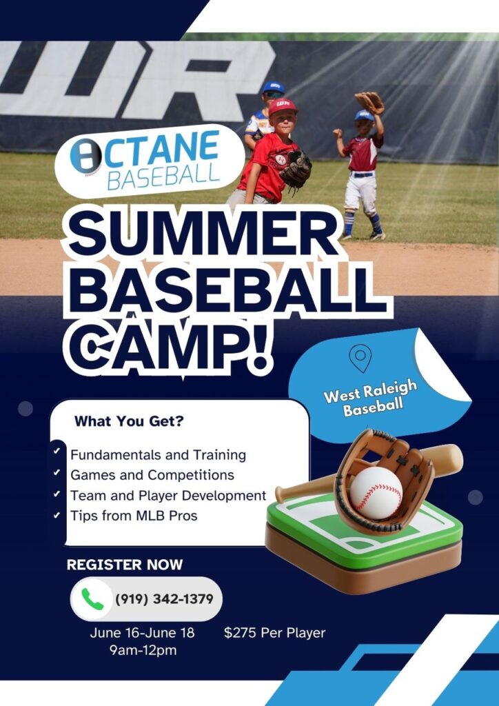 8ctane Summer Baseball Camp – West Raleigh Baseball